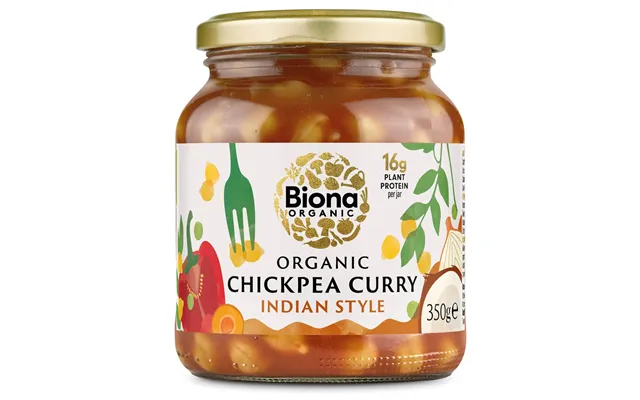 Indian Style Kikærte Curry Økologisk - 350 Gram