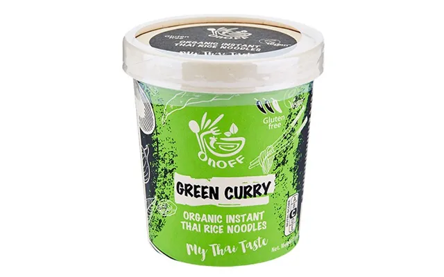 Instant Nudelsuppe Grøn Karry Økologisk - 75 Gram