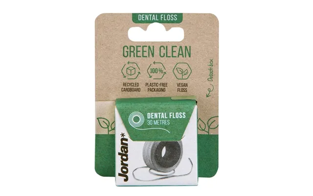 Jordan Green Clean Dental Floss - 30 M