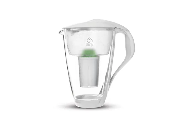 Kande 2,0 L Glas Hvid Med Alkaline Filter - 1 Stk.