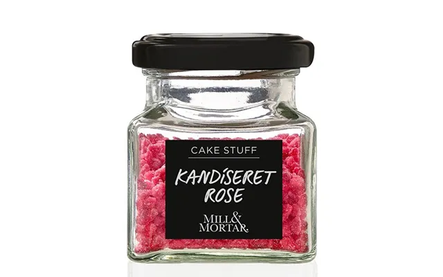 Kandiseret Rose - 40 Gram