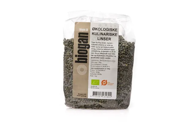 Kulinariske Linser Type Du Puy Økologisk- 750 Gr - Biogan