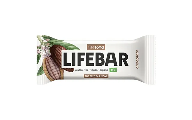 Lifebar Chocolate Raw Økologisk - 40 Gram