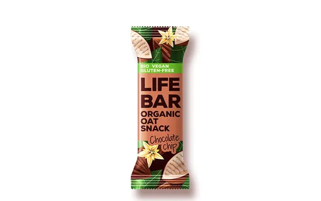 Lifebar Havrebar Chocolate Chip Økologisk - 40 Gram