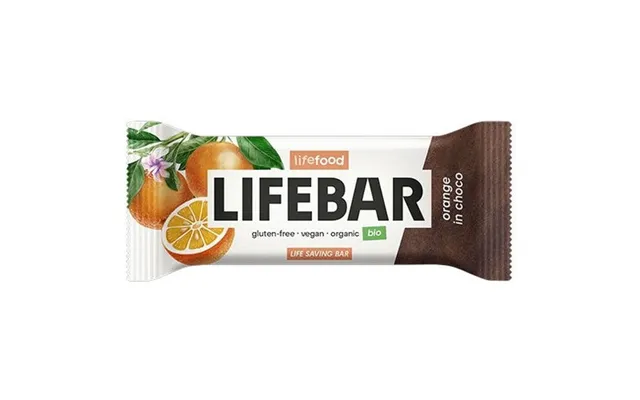 Lifebar Inchoco Orange Raw Økologisk - 40 Gram