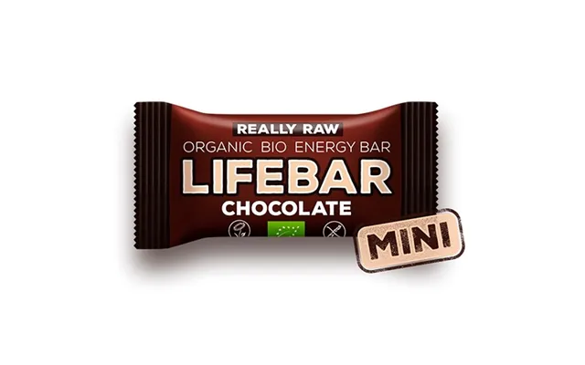 Lifebar Mini Raw Chocolate Raw Økologisk - 25 Gram