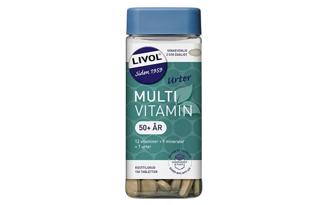 Livol Multivitamin Med Urter 50 - 150 Tabletter