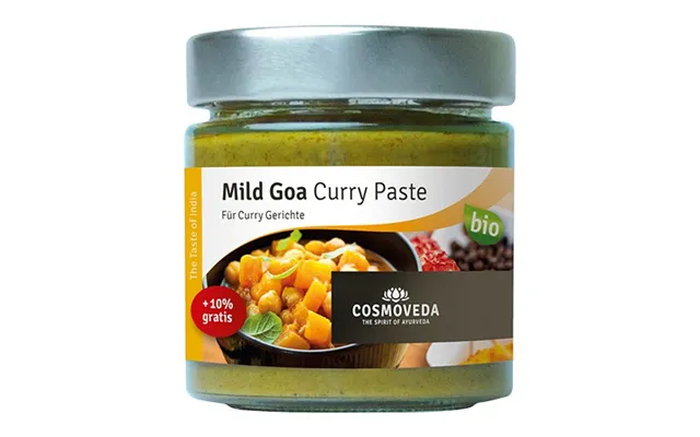 Mild Goa Curry Paste Økologisk- 160 Gr - Cosmoveda