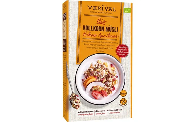 Müsli Kokos-aprikos Økologisk - 325 Gram