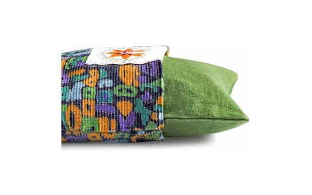 Øjenpude Med Etui Retro Print - 25 X 11 Cm