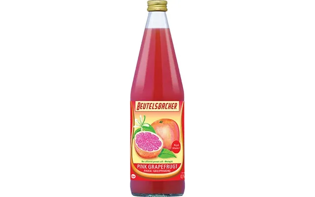 Pink Grapefrugt Saft Økologisk - 750 Ml