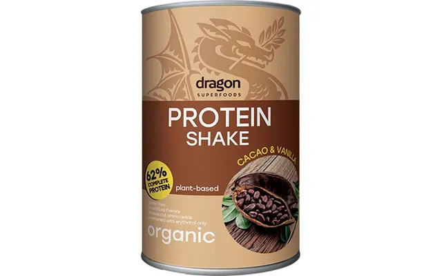 Protein Shake Kakao & Vanilje Økologisk - 500 Gram