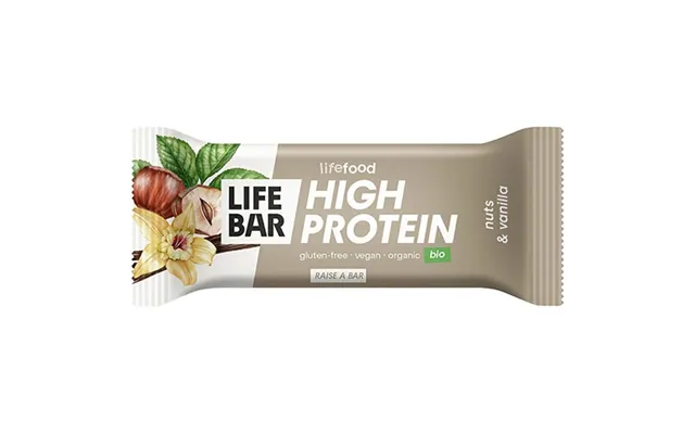 Proteinbar Med Nødder Og Vanilje Økologisk - 40 Gram