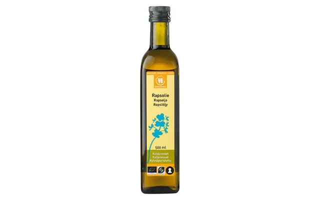 Rapsolie Koldpresset Italien Økologisk- 500 Ml - Urtekram