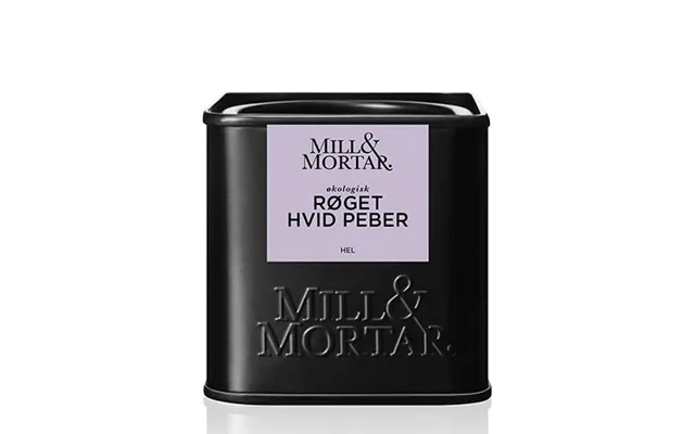 Røget Hvid Peber Økologisk - 50 Gram