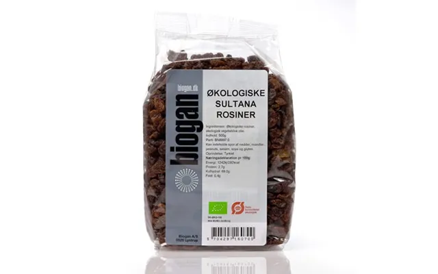 Rosiner Sultanas Økologisk- 500 Gr - Biogan