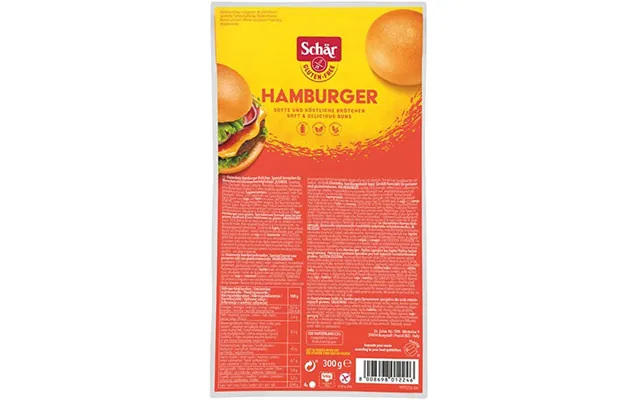 Schär Hamburgerbrød - 300 Gram