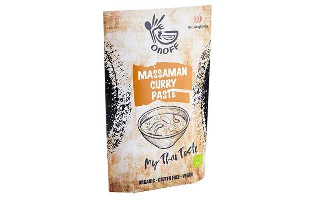 Thai Massaman Curry Paste Økologisk - 50 Gram