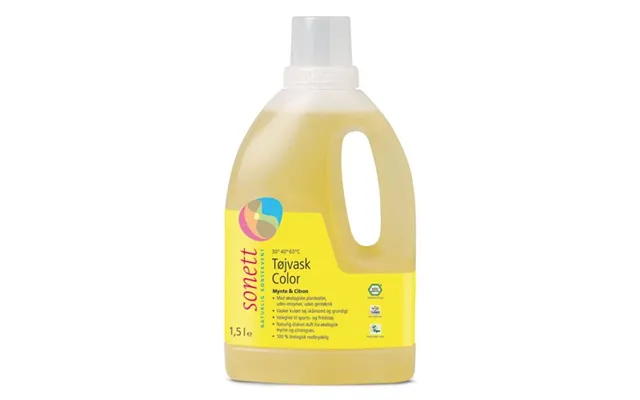 Tøjvask Color Mynte Citron - 1.5 Liter