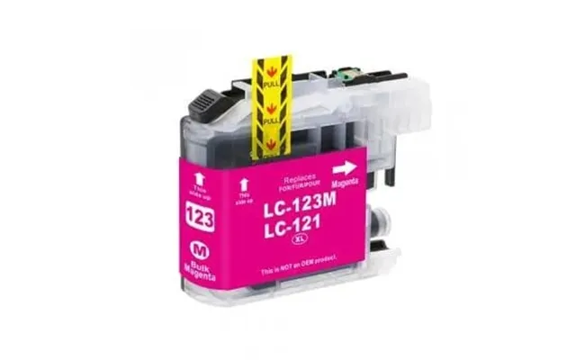 Lc123m Magenta Blækpatron 600 Sider - Kompatibel Brother