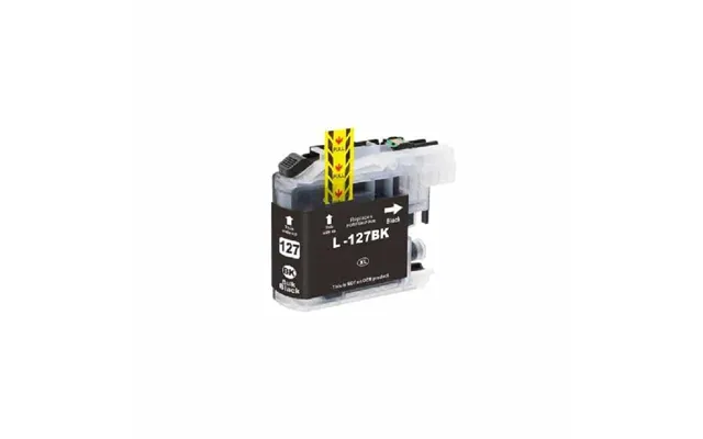 Lc127xlbk Sort Blækpatron 1.200 Sider - Kompatibel Brother