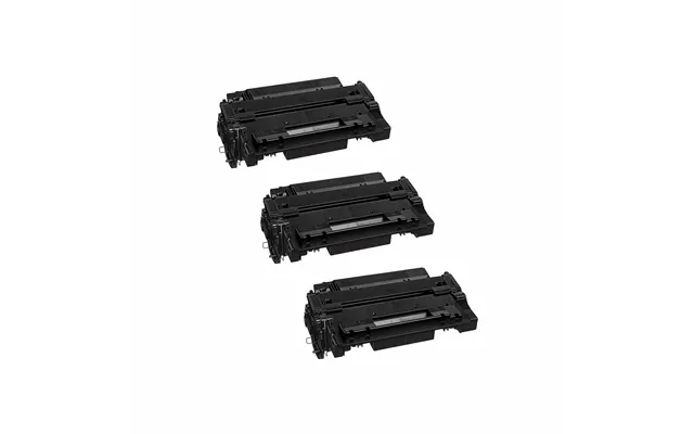Sæt 3 Stk. Canon 724 Sort Toner 18.000 Sider I Alt - Kompatibel