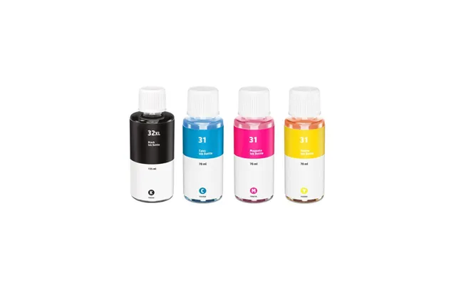 Sæt Hp 31 Hp 32 - 1 Stk Bk-c-m-y Blækrefill 345 Ml