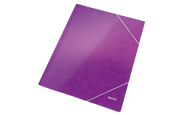 3-klap Elastikmappe Wow A4 Lilla