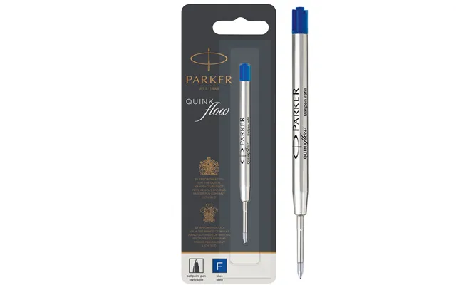 Ballpen Refill Quinkflow F Blue 1-blister