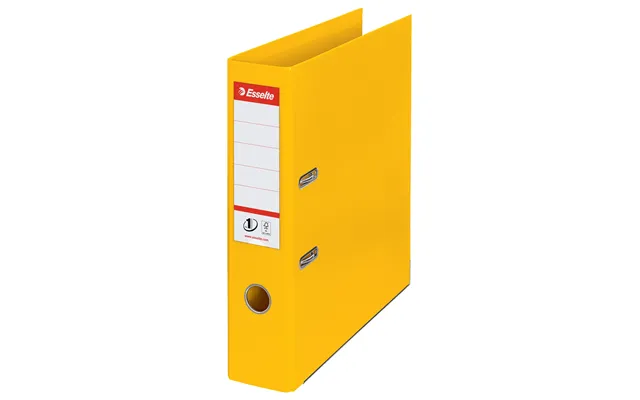 Brevordner No1 Power Pp A4 75mm Gul