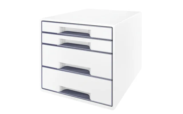 Desk Cube Wow M 4-skuffer Hvid Grå