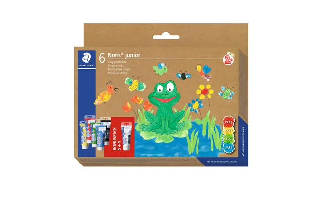 Fingermaling Noris Junior 75ml Ass 6