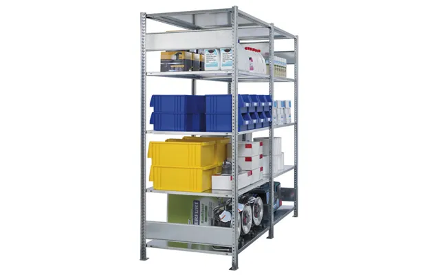 Følgesektion Boltless Lagerreol - Bjælker 3000x750x800 250 Kg Hylde