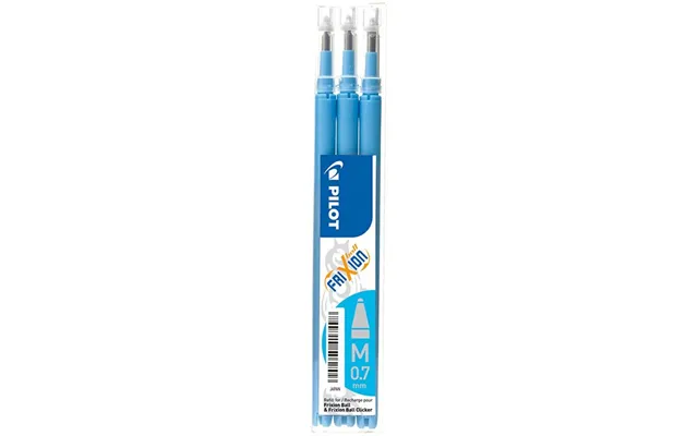 Frixion Clicker 0,7 Refill Lyseblå 3