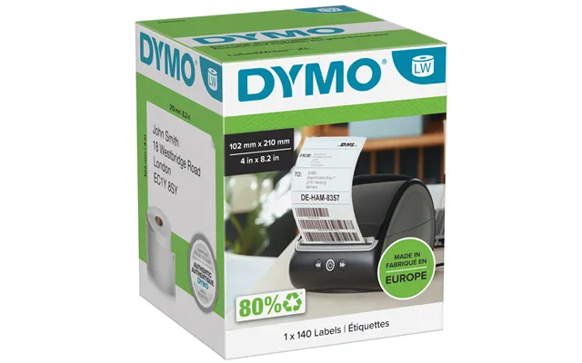 Labelwriter 102mmx210mm Dhl Labels 1 Roll Of 140 Labels