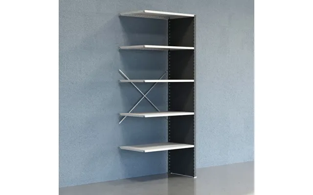 Lagerreol V06 Følgesektion 2500x600 Mm Lukket 7035