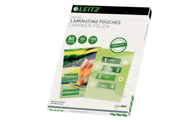 Lamineringslomme Glans 80my A4 100