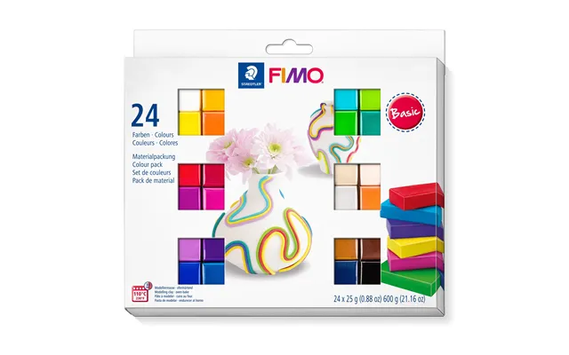 Modeller Fimo Soft Basic 24x25g Ass 24