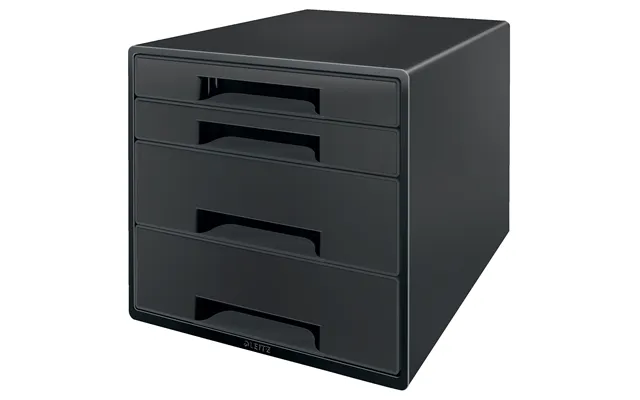 Skuffekabinet Recycle 4-skuffer Sort