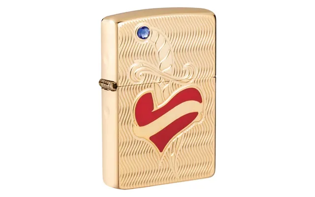 Zippo Lighter Heart Sword Limited Edition Med Swarovski Sten