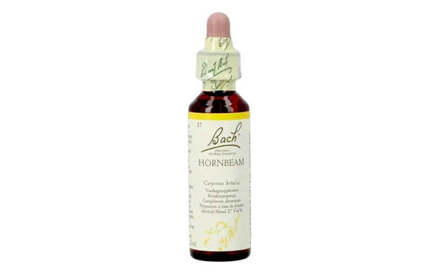 Bach Original Flower Remedies - Avnbøg Hornbeam 27% Alkohol