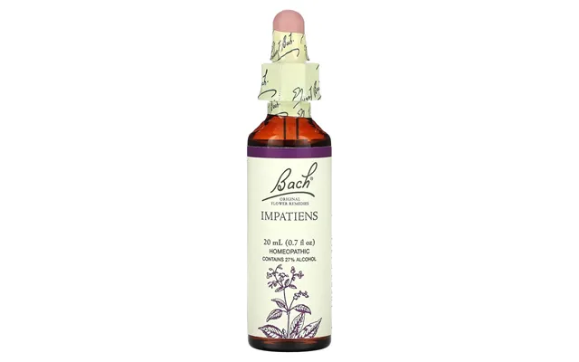 Bach Original Flower Remedies - Balsamin Impatiens 27% Alkohol