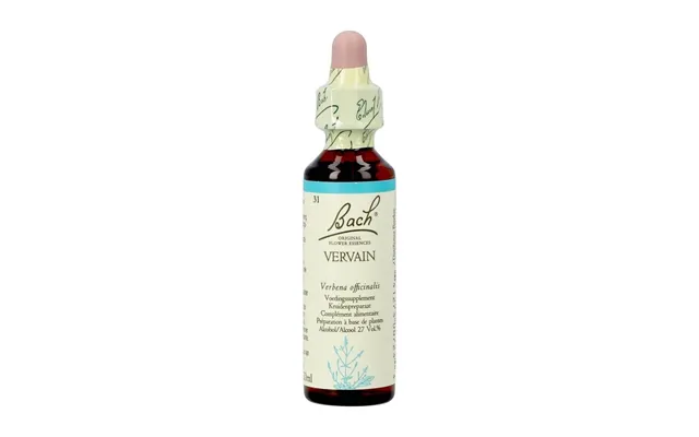 Bach Original Flower Remedies - Jernurt Vervain 27% Alkohol