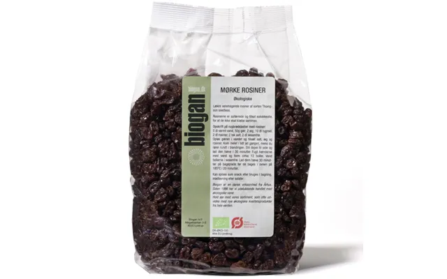 Biogan - Økologiske Mørke Rosiner 1kg