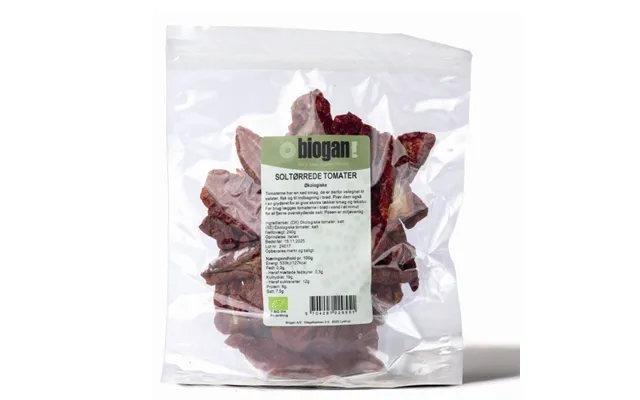 Biogan - Økologiske Semi Soltørrede Tomater