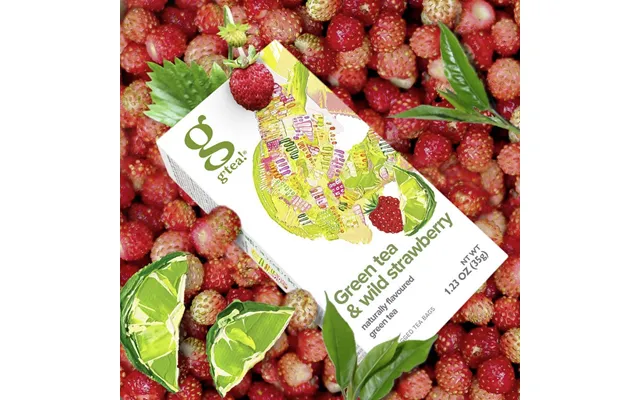 Datovare Bedst Før 3 26 G'tea - Green Tea & Wild Strawberry
