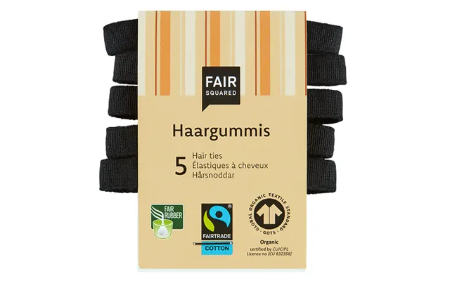 Fair Squared - Hårelastikker 5-pak