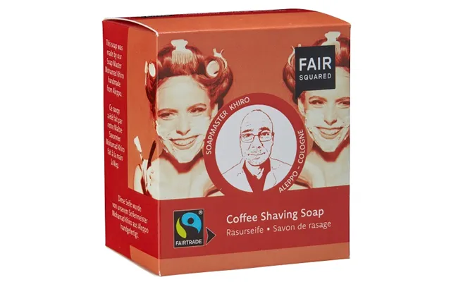 Fair Squared - Økologisk Barbersæbe Med Kaffe Ekstrakt