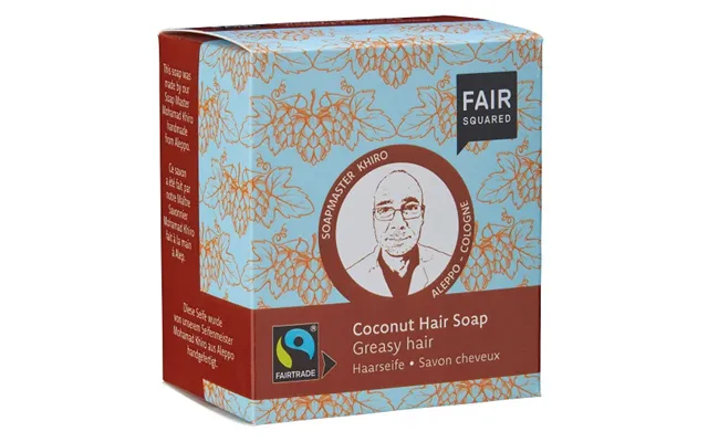 Fair Squared - Økologisk Kokos Shampoobar Til Fedtet Hår