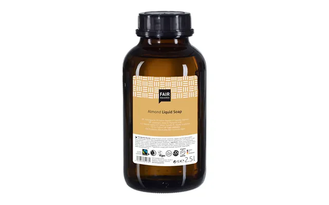 Fair Squared - Storkøb 2,5 Liter Flydende Økologisk Håndsæbe Med Almond